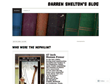 Tablet Screenshot of darrenshelton.wordpress.com