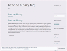 Tablet Screenshot of ftlauderdale.bancdebinaryfaq.wordpress.com