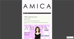 Desktop Screenshot of amicamag.wordpress.com