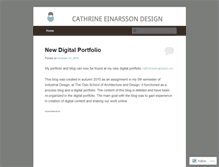 Tablet Screenshot of cathrineeinarsson.wordpress.com