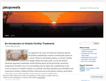 Tablet Screenshot of jakopowafa.wordpress.com