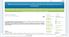 Desktop Screenshot of mastereducomunicacion.wordpress.com