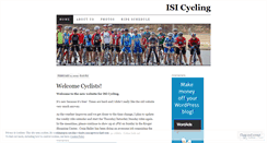 Desktop Screenshot of isicycling.wordpress.com