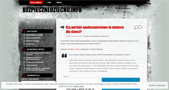 Desktop Screenshot of bezpiecznedziecko.wordpress.com