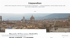 Desktop Screenshot of linguaculture.wordpress.com