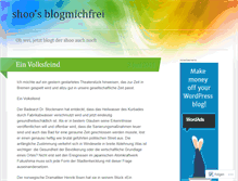 Tablet Screenshot of blogmichfrei.wordpress.com