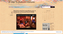 Desktop Screenshot of marturii1.wordpress.com
