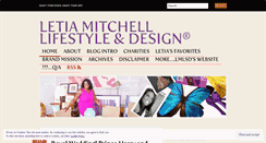 Desktop Screenshot of lmlifestyledesign.wordpress.com