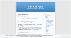 Desktop Screenshot of gavlejutsu.wordpress.com