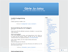 Tablet Screenshot of gavlejutsu.wordpress.com