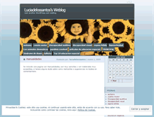 Tablet Screenshot of luciadelossantos.wordpress.com