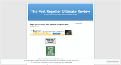 Desktop Screenshot of pestrepellerultimatereview.wordpress.com