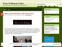 Tablet Screenshot of ifmywalkmanfades.wordpress.com