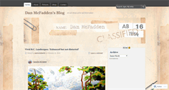 Desktop Screenshot of danmcfadden09.wordpress.com
