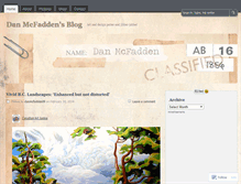 Tablet Screenshot of danmcfadden09.wordpress.com