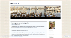 Desktop Screenshot of mirakelshospitality.wordpress.com