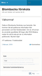 Mobile Screenshot of blombackaforskola.wordpress.com