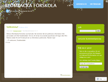 Tablet Screenshot of blombackaforskola.wordpress.com