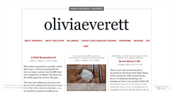 Desktop Screenshot of oliviaeverett.wordpress.com