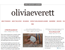 Tablet Screenshot of oliviaeverett.wordpress.com