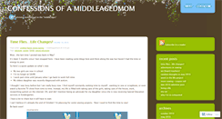 Desktop Screenshot of confessionsofamiddleagedmom.wordpress.com