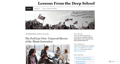 Desktop Screenshot of deepschooling.wordpress.com