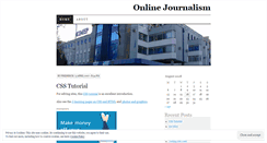 Desktop Screenshot of onlinejournalism.wordpress.com