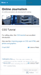 Mobile Screenshot of onlinejournalism.wordpress.com