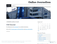 Tablet Screenshot of onlinejournalism.wordpress.com