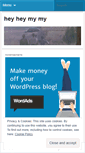 Mobile Screenshot of heyheymymy.wordpress.com