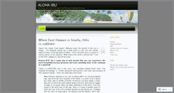Desktop Screenshot of alohaibu.wordpress.com