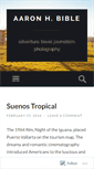 Mobile Screenshot of aaronbible.wordpress.com