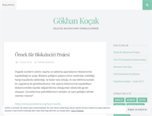 Tablet Screenshot of gokhankocak.wordpress.com