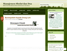 Tablet Screenshot of manajemensholat.wordpress.com