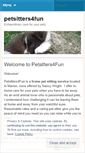 Mobile Screenshot of petsitters4fun.wordpress.com