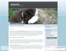 Tablet Screenshot of petsitters4fun.wordpress.com