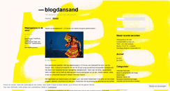 Desktop Screenshot of blogdansand.wordpress.com