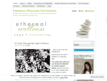 Tablet Screenshot of etherealwellness.wordpress.com