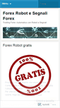 Mobile Screenshot of forexrobotsegnaliforex.wordpress.com