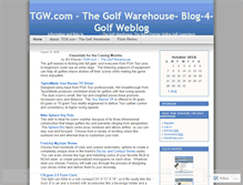 Tablet Screenshot of bolg4golf.wordpress.com