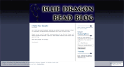 Desktop Screenshot of bluedragonbeads.wordpress.com