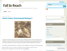 Tablet Screenshot of fallinreach.wordpress.com