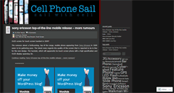 Desktop Screenshot of cellphonesail.wordpress.com