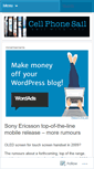 Mobile Screenshot of cellphonesail.wordpress.com