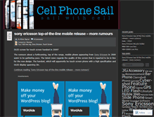 Tablet Screenshot of cellphonesail.wordpress.com