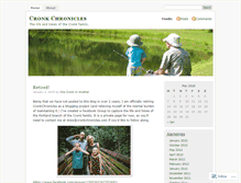 Tablet Screenshot of cronkchronicles.wordpress.com