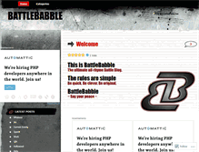 Tablet Screenshot of battlebabble.wordpress.com