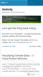 Mobile Screenshot of helicity.wordpress.com