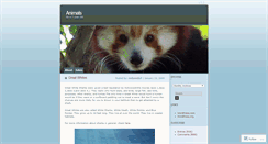 Desktop Screenshot of animalsilike.wordpress.com