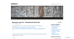 Desktop Screenshot of ahalmos.wordpress.com